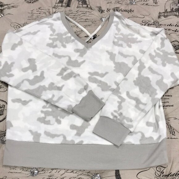 Planet Gold Juniors' Cozy Crisscross-Back Top - Picture 2 of 5